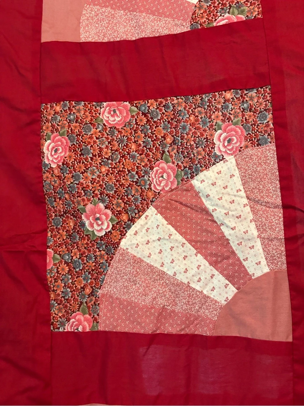 Handmade patchwork quilt